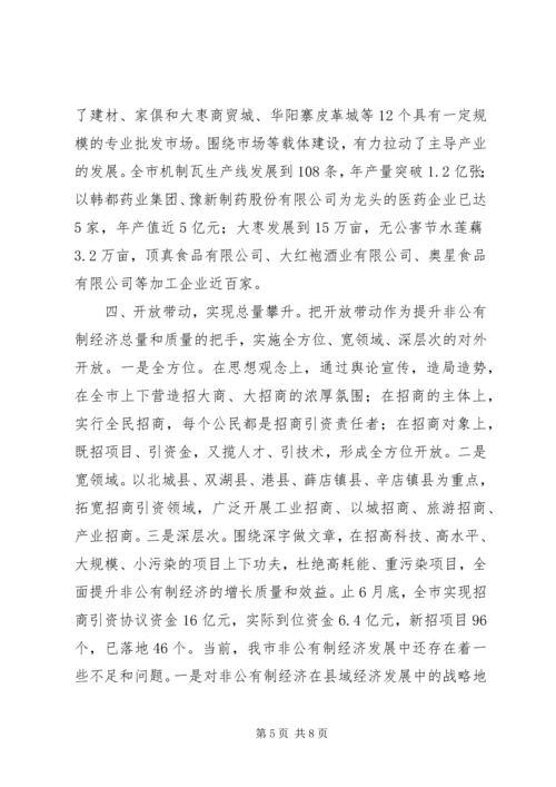 关于全县非公有制经济运行情况的调查与分析 (11).docx