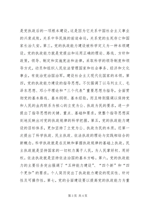 学习十六届四中全会精神思想汇报 (5).docx