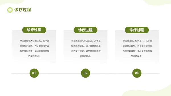 绿色清新简约医疗病例讨论医疗护理工作总结PPT