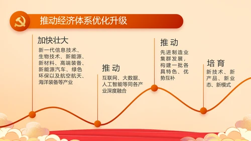 奋斗百年路启航新征程PPT动态模板