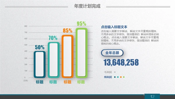 质感微立体商务范公司总结汇报通用PPT模板