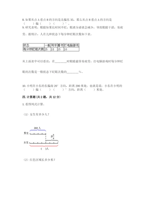 人教版六年级上册数学期末测试卷a4版可打印.docx