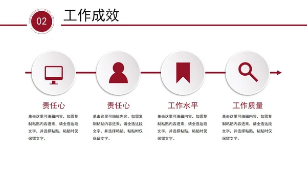 红色个人竞聘岗位竞聘PPT模板