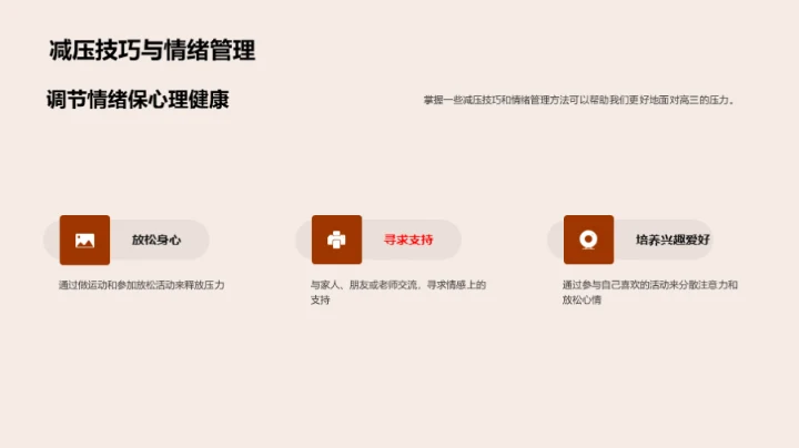 高三，挑战与机遇