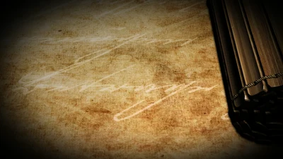 开场视频片头打开古代竹简ppt动态模板