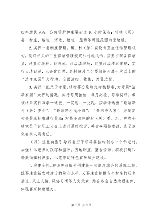 美丽镇村创建工作实施方案.docx