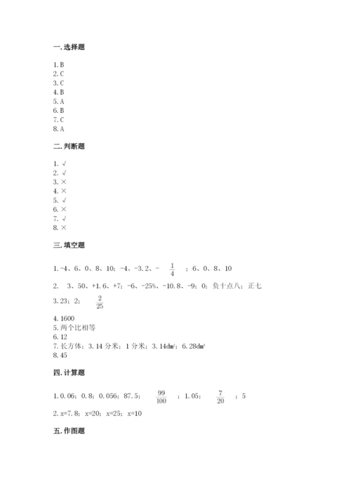 六年级下册数学期末测试卷及参考答案【预热题】.docx