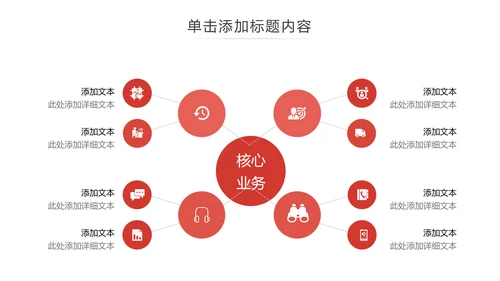 红色欧美风公司介绍企业宣传商务PPT模板