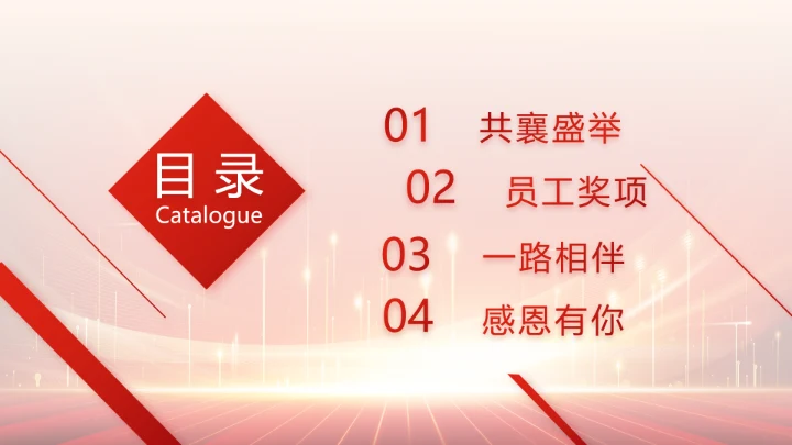 红色喜庆公司10周年庆ppt模板活动策划方案