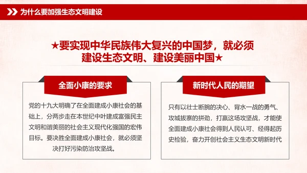 学习全国生态环境保护大会重要讲话PPT