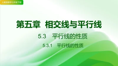 5.3 平行线的性质课件（共49张PPT）