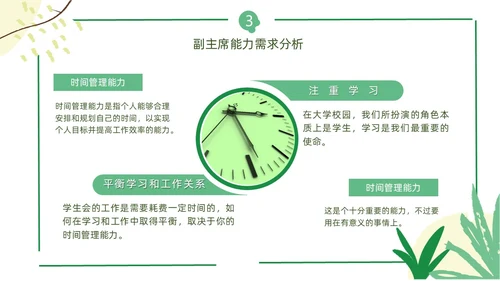 花朵小清新班干部竞选班委学生会竞选ppt