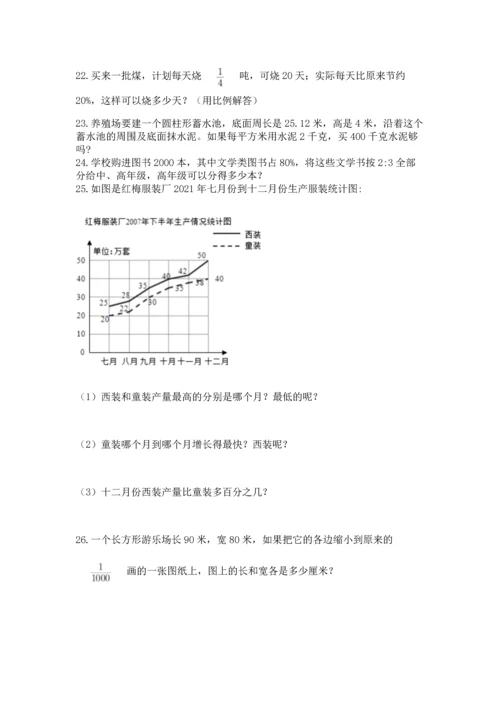 六年级小升初数学解决问题50道含完整答案（全优）.docx