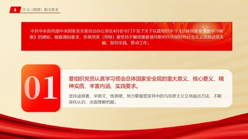 总体国家安全观学习纲要ppt党建