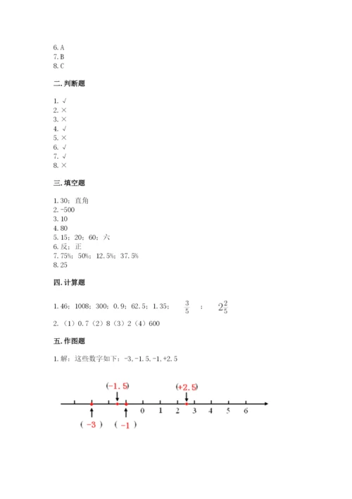 小升初数学期末测试卷精品（名校卷）.docx