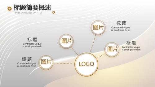 金色大气商业融资计划书PPT