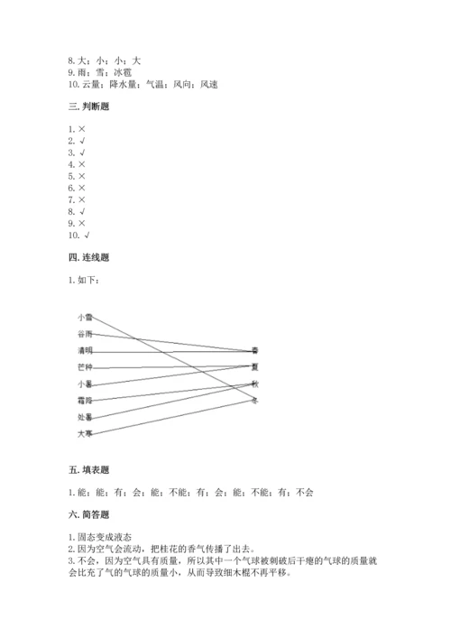 教科版三年级上册科学《期末测试卷》【培优】.docx