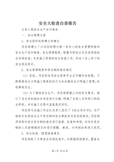 安全大检查自查报告 (12).docx