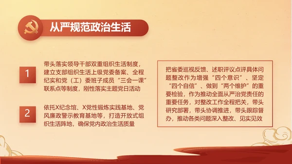 中国精神党建党支部年年终总结PPT