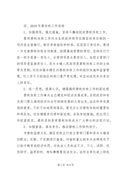 禁牧监察大队工作总结及工作计划.docx