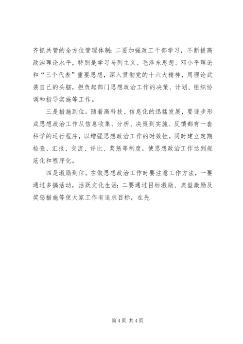 加强新形势下思想政治工作的调查 (4).docx