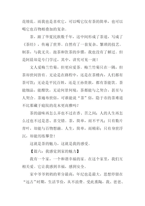 我感受到什么的魅力作文.docx