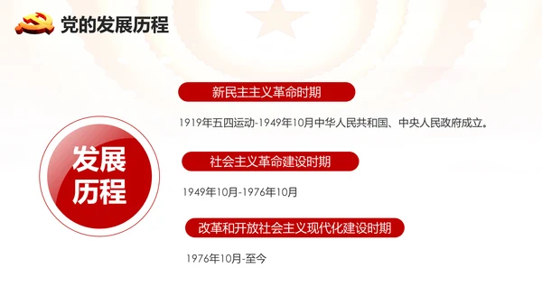 学习党史廉洁从政做合格党员PPT模板