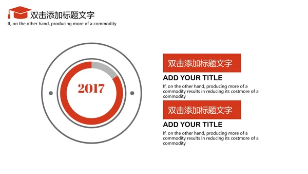 红色大学生职业规划PPT