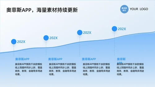 蓝色简约风企业竞赛路演