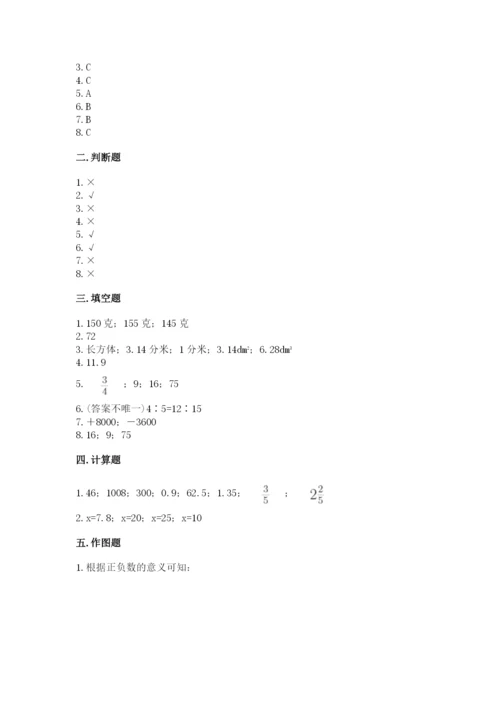 六年级下册数学期末测试卷含完整答案【考点梳理】.docx