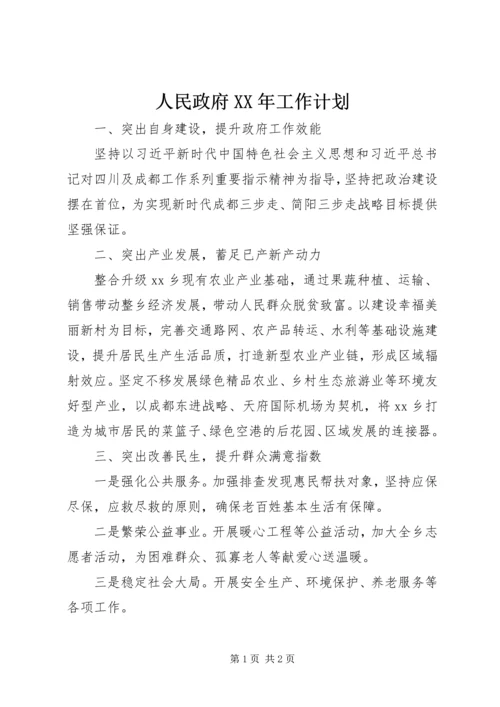 人民政府某年工作计划.docx