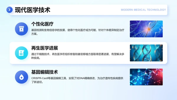 蓝色3D风医学健康科普与专业培训PPT模板