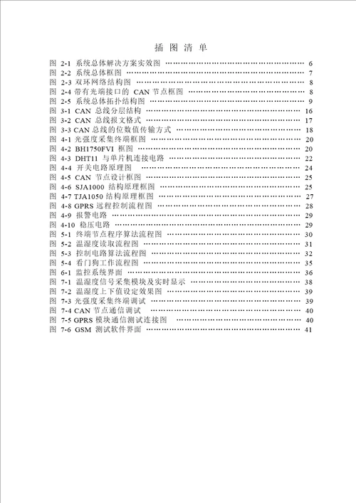 基于CAN总线的智能家居环境监控系统研究与设计电子与通信工程专业论文