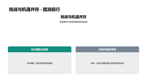 高中遗传学教学PPT模板