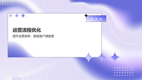 紫色渐变风市场运营部门述职报告PPT模板