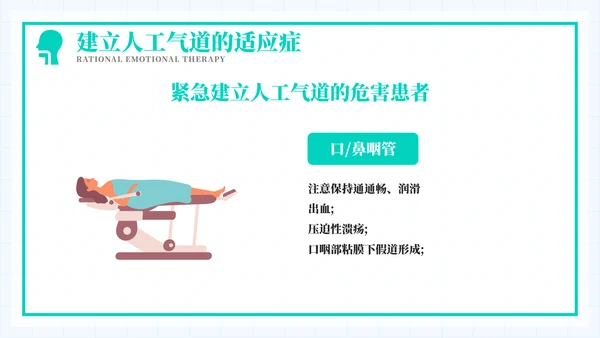 导管经口的护理医学教育培训模板