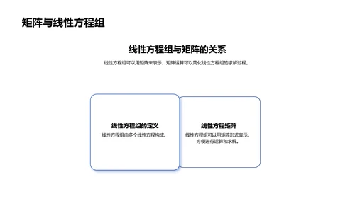 矩阵学习教程PPT模板