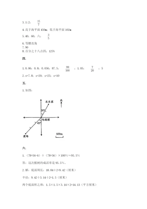 青岛版六年级数学下册期末测试题及完整答案【夺冠系列】.docx