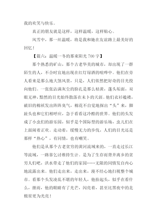 关于温暖初中作文-6.docx
