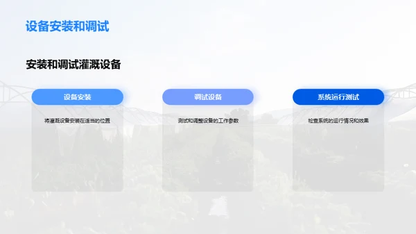 智慧农业：高效节水灌溉