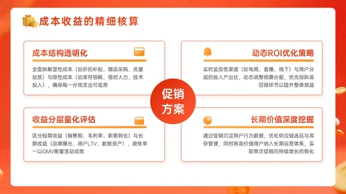 橙红色3D关于欢闹七夕优惠嘉年华PPT模板