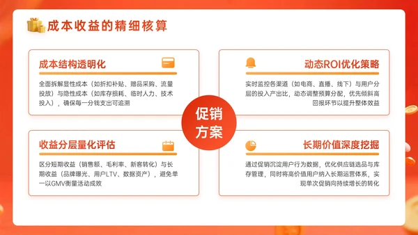 橙红色3D关于欢闹七夕优惠嘉年华PPT模板