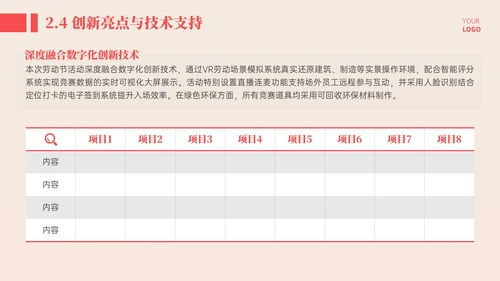 橙红3D立体劳动节主题活动策划PPT模板