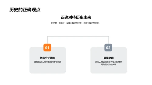 历史人物事件学PPT模板