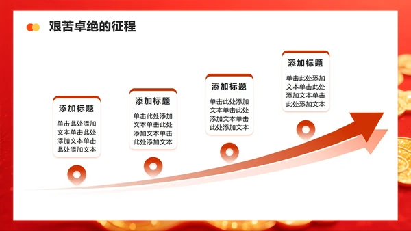 红色简约风红军长征精神长征纪念日主题党课PPT模板
