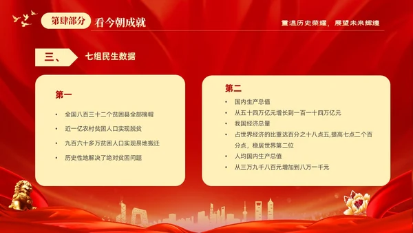 红色大气热烈庆祝新中国成立国庆节74周年
