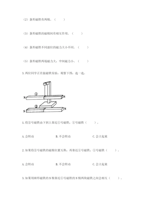 教科版小学科学二年级下册 期末测试卷及参考答案（轻巧夺冠）.docx
