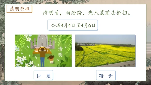 【核心素养】部编版语文二年级下册-识字2. 传统节日 第2课时（课件）