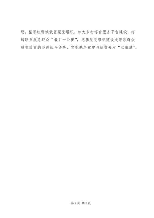精准扶贫主要工作及下步计划.docx