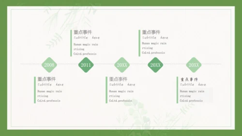 春天放风筝通用PPT模板